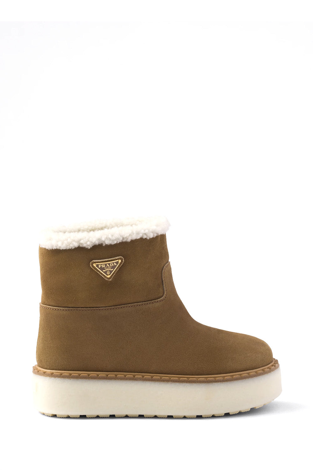 Suede Shearling Cozy Platform Booties