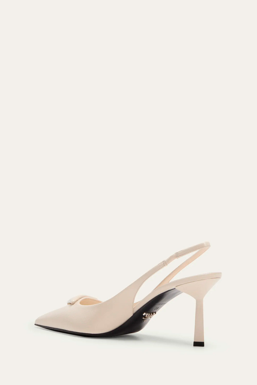 Vernice Leather Slingback Pumps