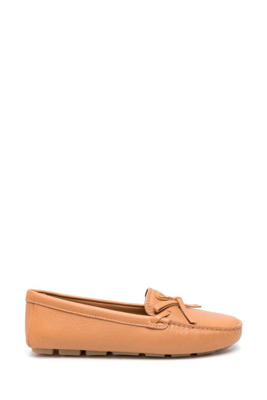 Loafers With Triangular Logo