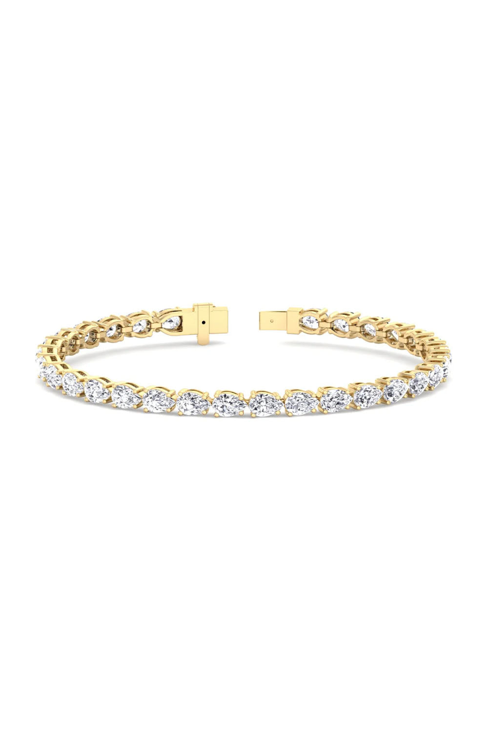 Pear Shape Lab Diamond East-WestBracelet