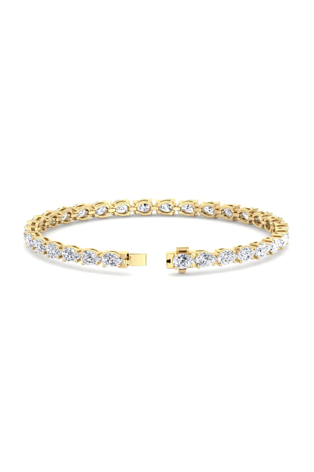 Pear Shape Lab Diamond East-WestBracelet