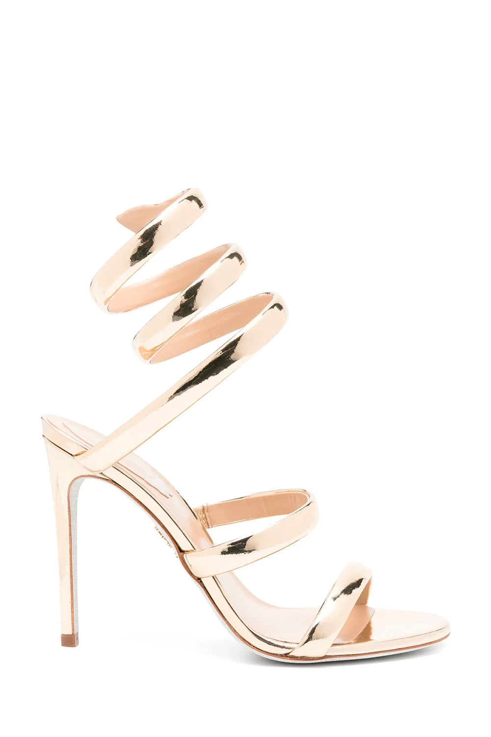 Cleo Mirrored Gold Sandal 105