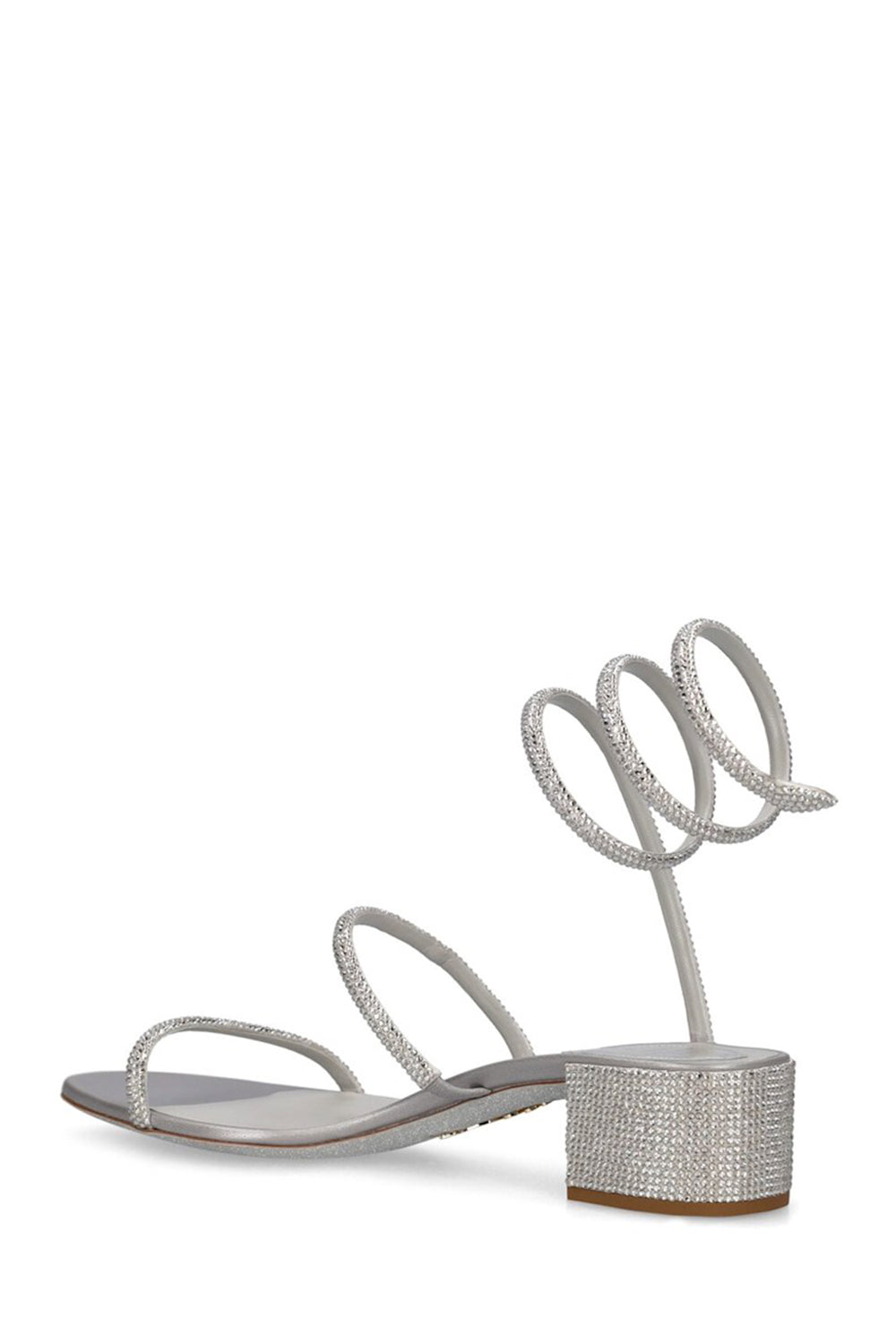 35mm Embellished Satin Sandals - Size 36