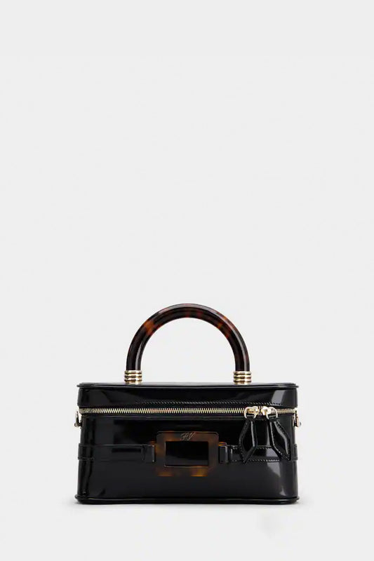 Vanity Belle Vivier Mini Bag in leather