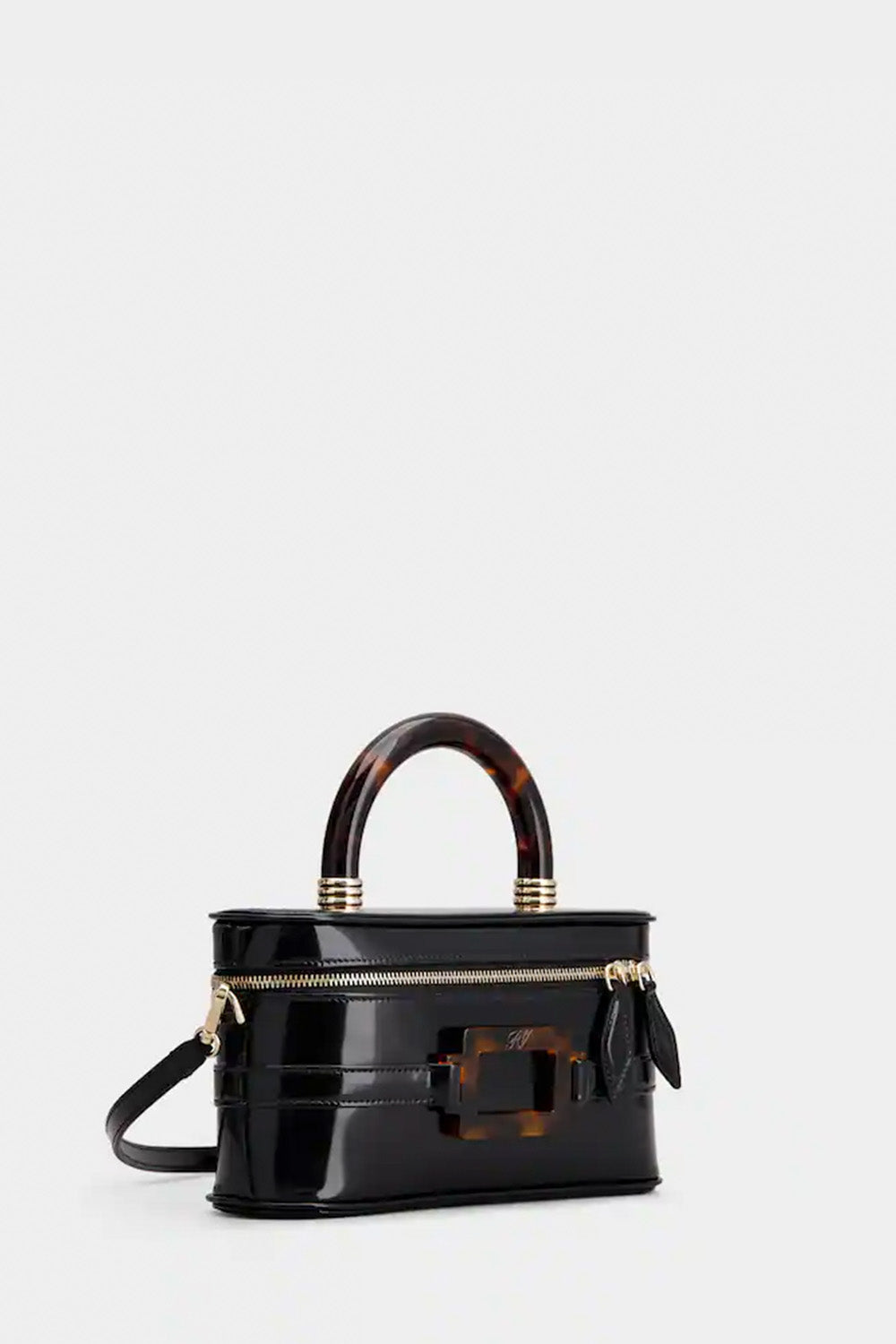 Vanity Belle Vivier Mini Bag in leather