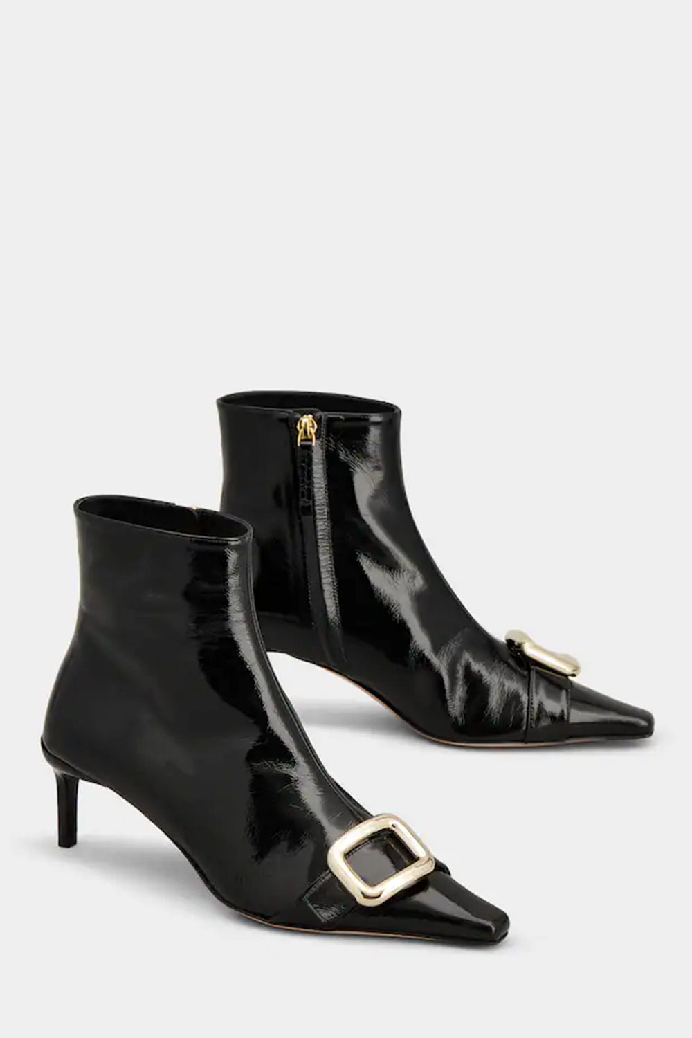 Viv' Canard Booties In Leather