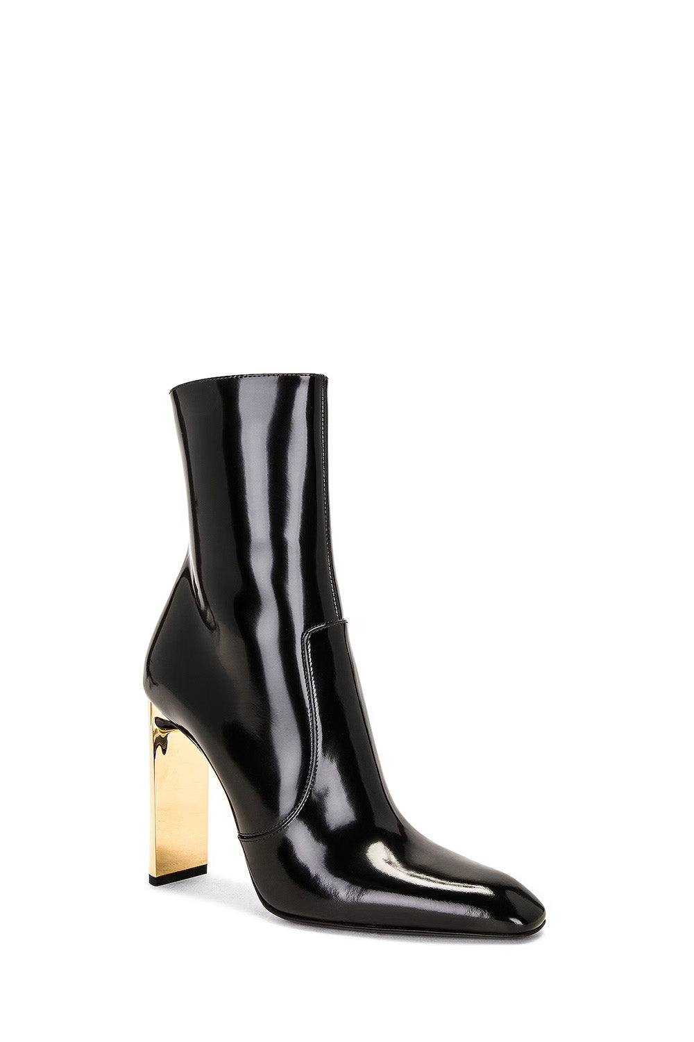 Auteuil Leather Metal-Heel Booties