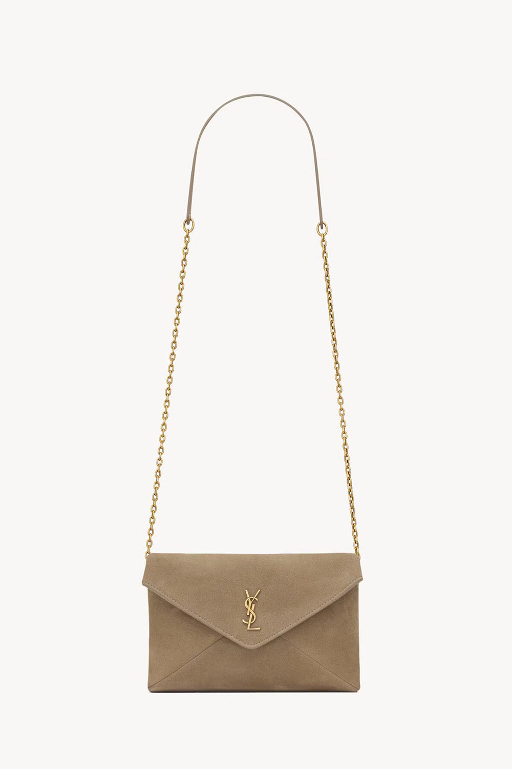 Cassandre Small Chain Pouch In Suede