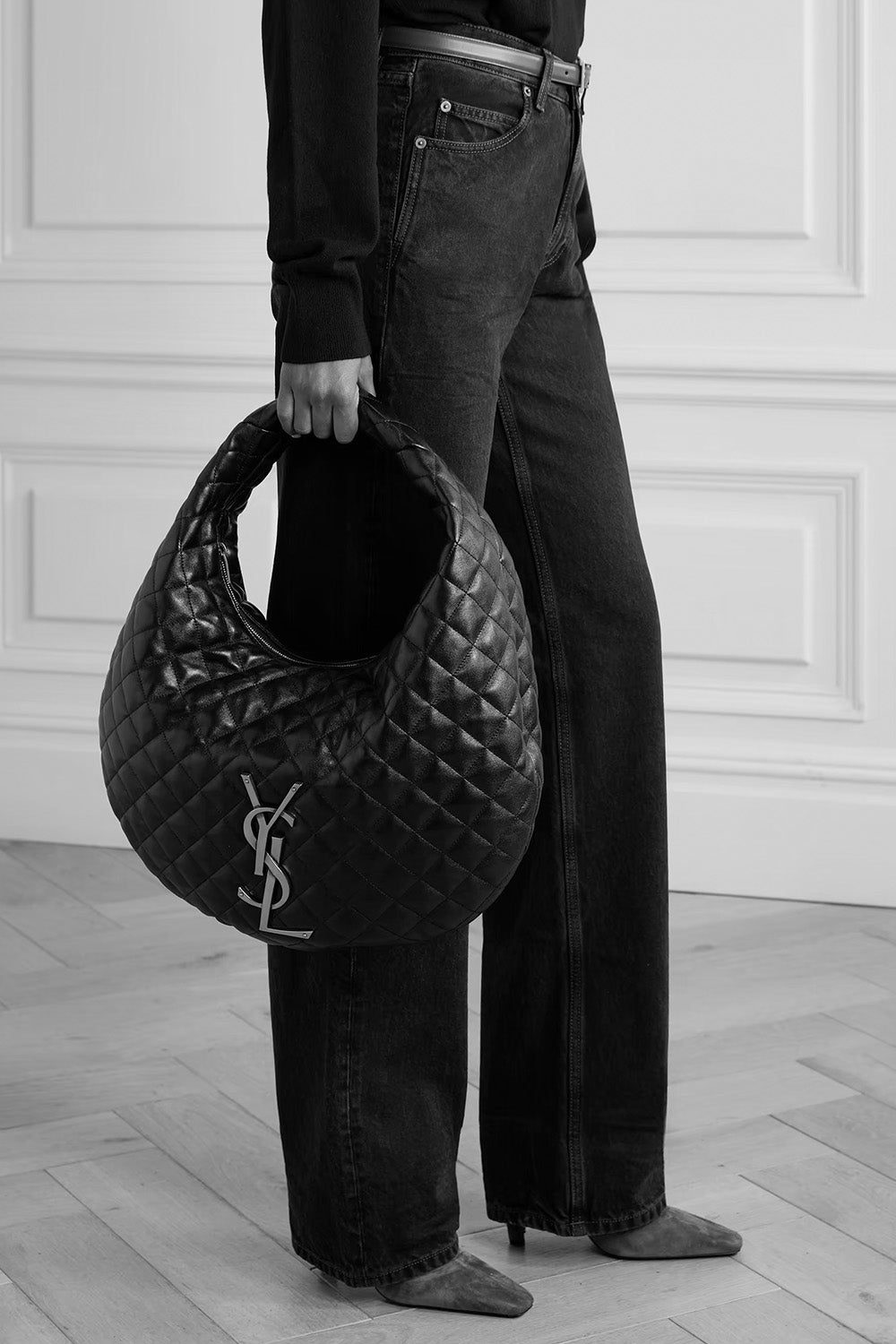 Icare Hobo In Quilted Nappa