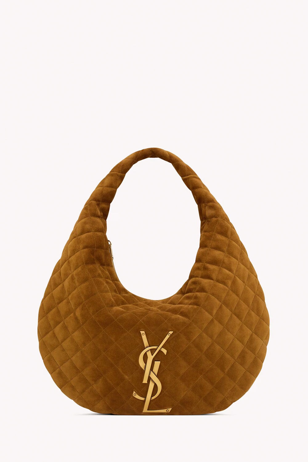 Icare Hobo In Quilted Suede