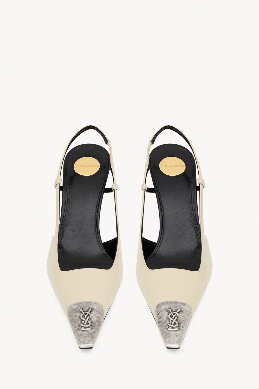 Jeanne Slingback Pumps In Smooth Leather