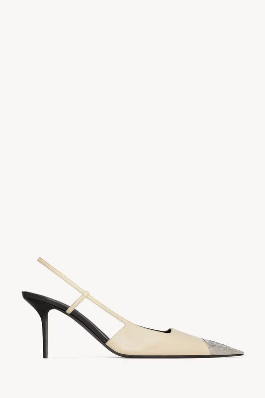 Jeanne Slingback Pumps In Smooth Leather