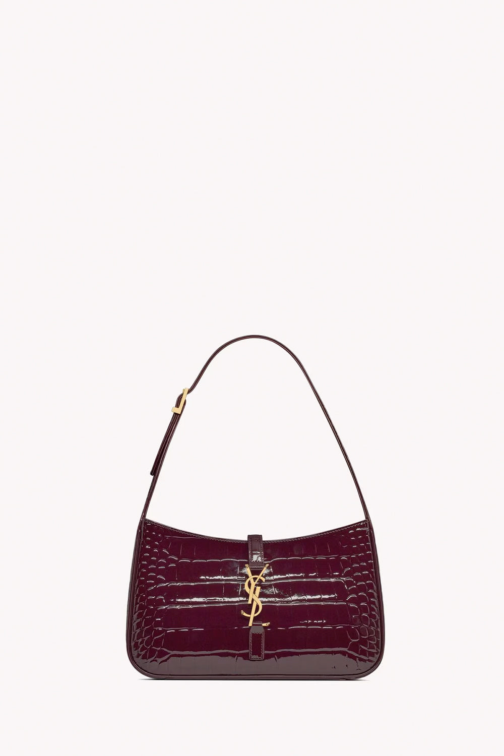 Le 5 À 7 In Crocodile-Embossed Patent Leather