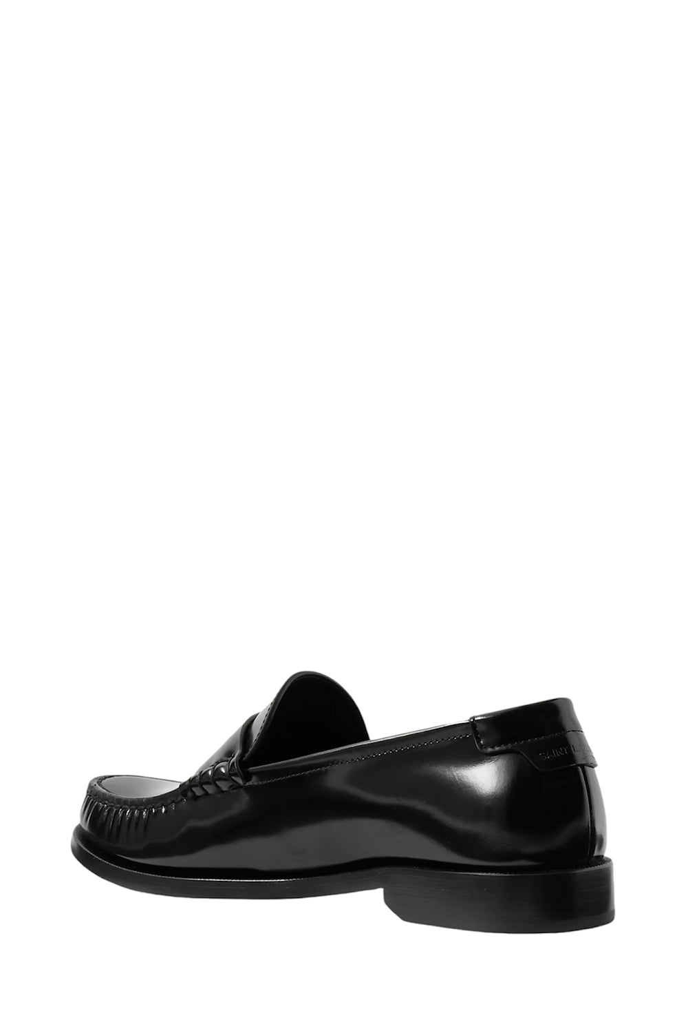 Le Loafer Glossed-Leather Loafers