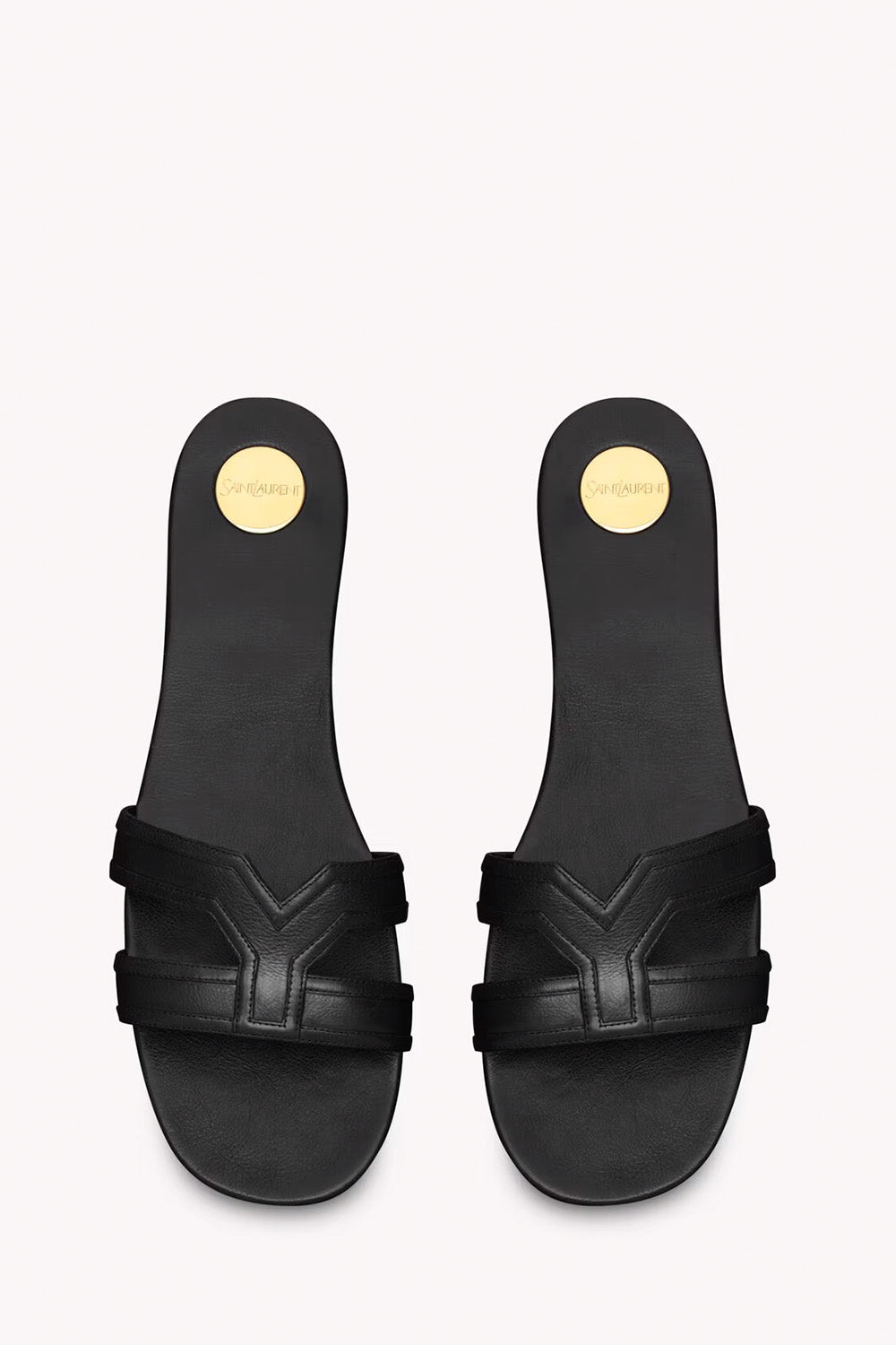 Mabrouka Slides In Smooth Leather