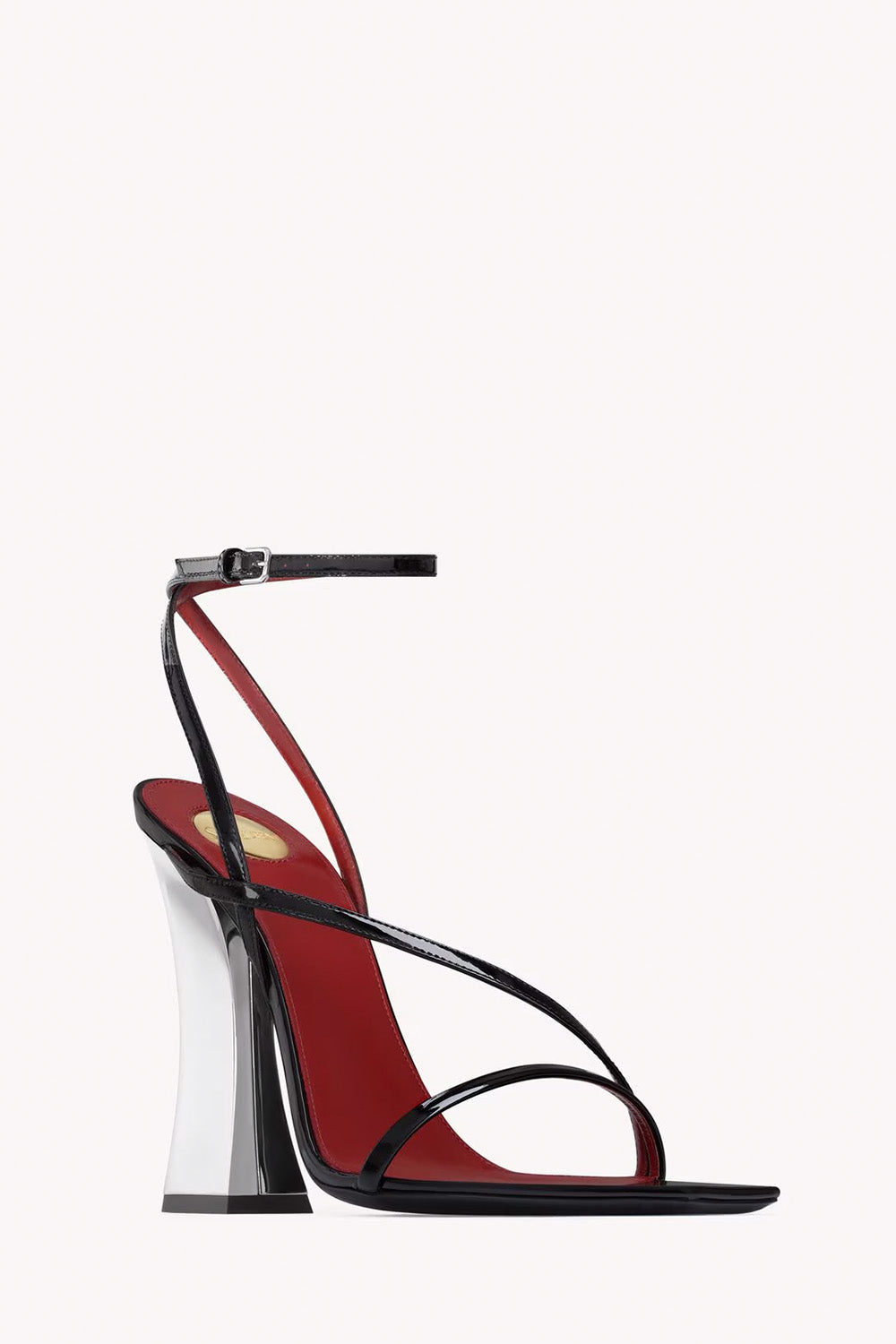 サンダル・ミュール SAINT LAURENT ZORA SANDALS IN PATENT LEATHER SAINT LAURENT - Zora Sandals In Patent Leather – The Sale
