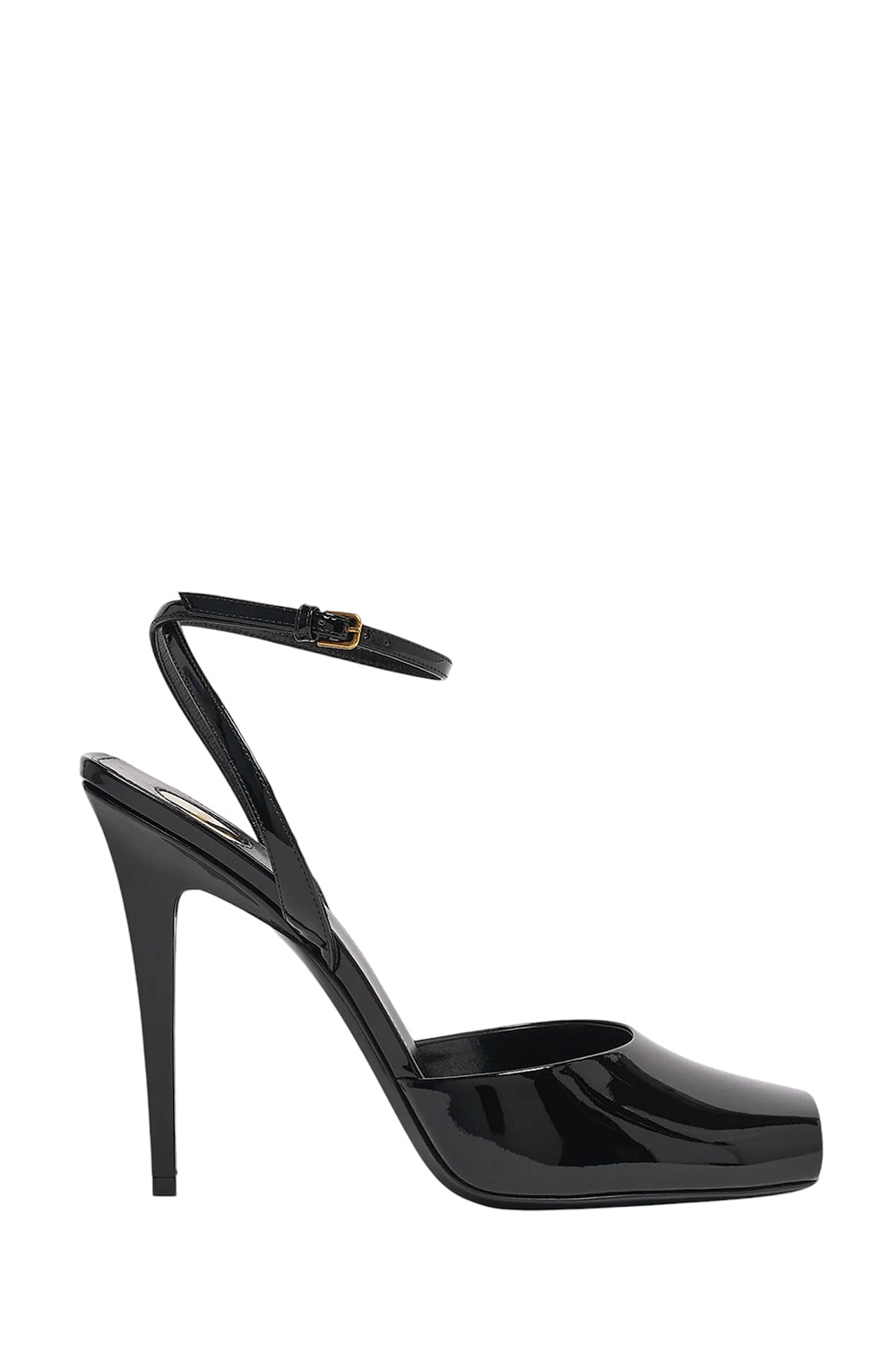 La Scandale Patent Ankle-Strap Sandals