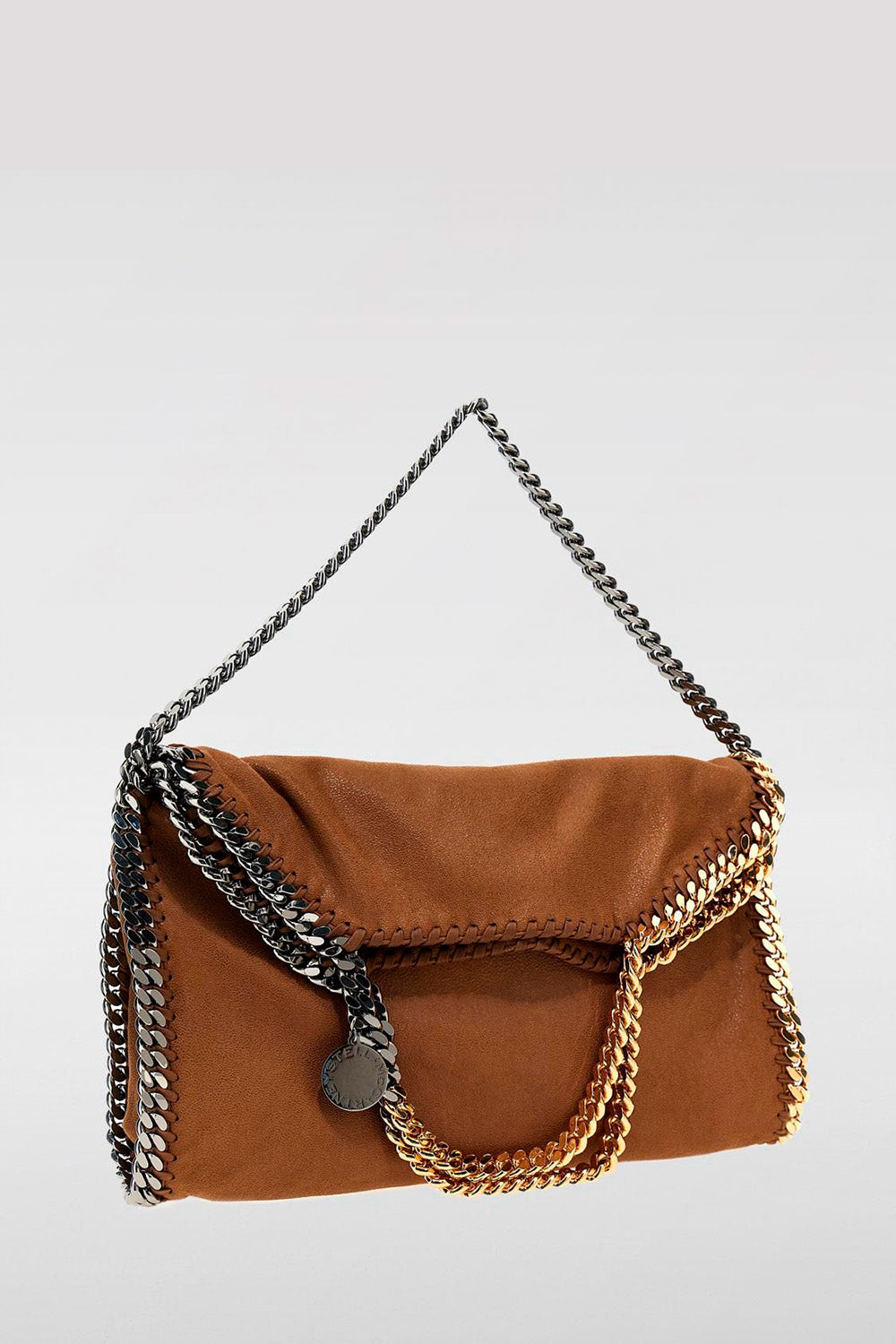 3 Chain Falabella Fold-Over Tote