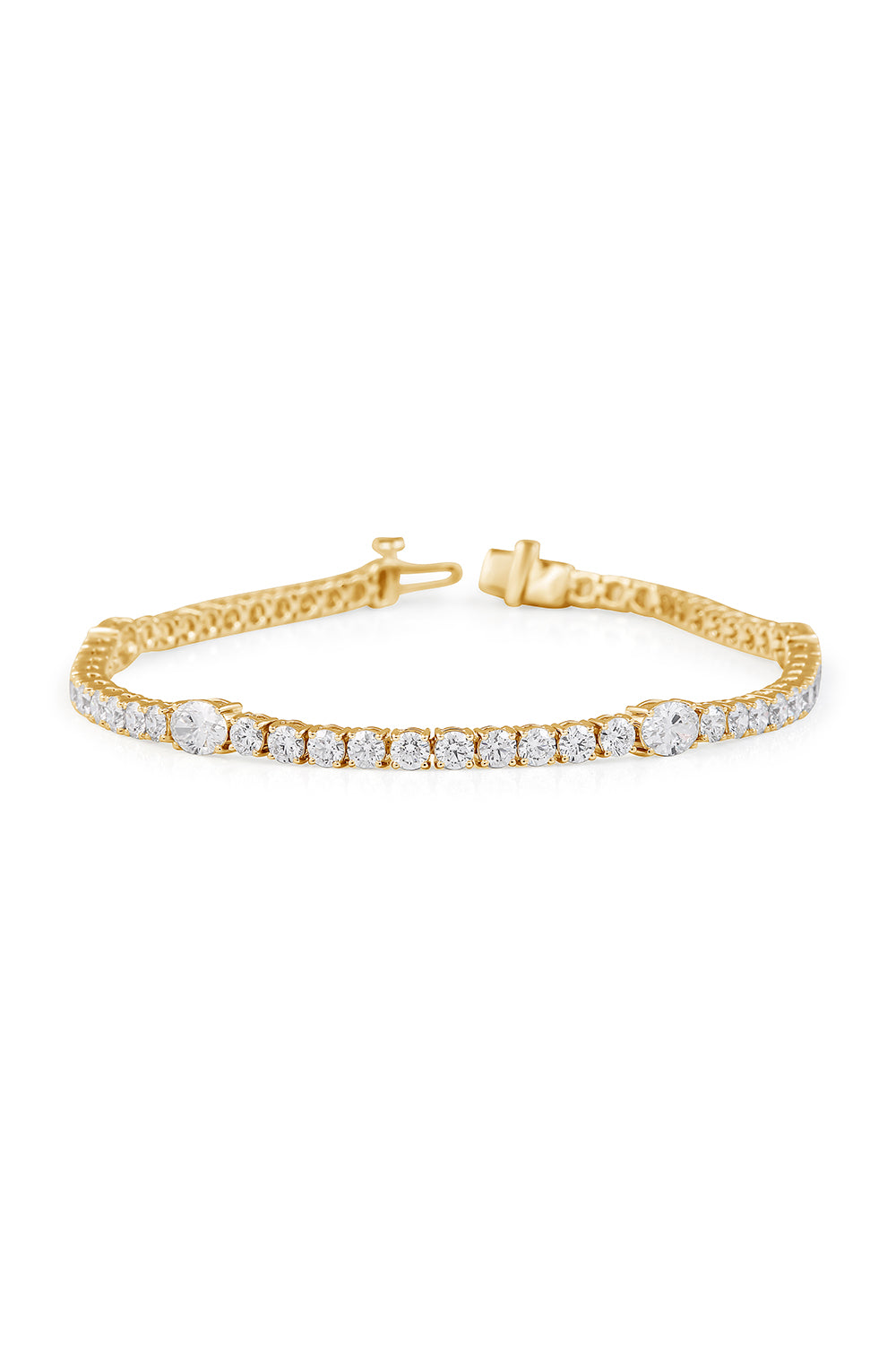 Single Station Lab Diamond Tennis Bracelet