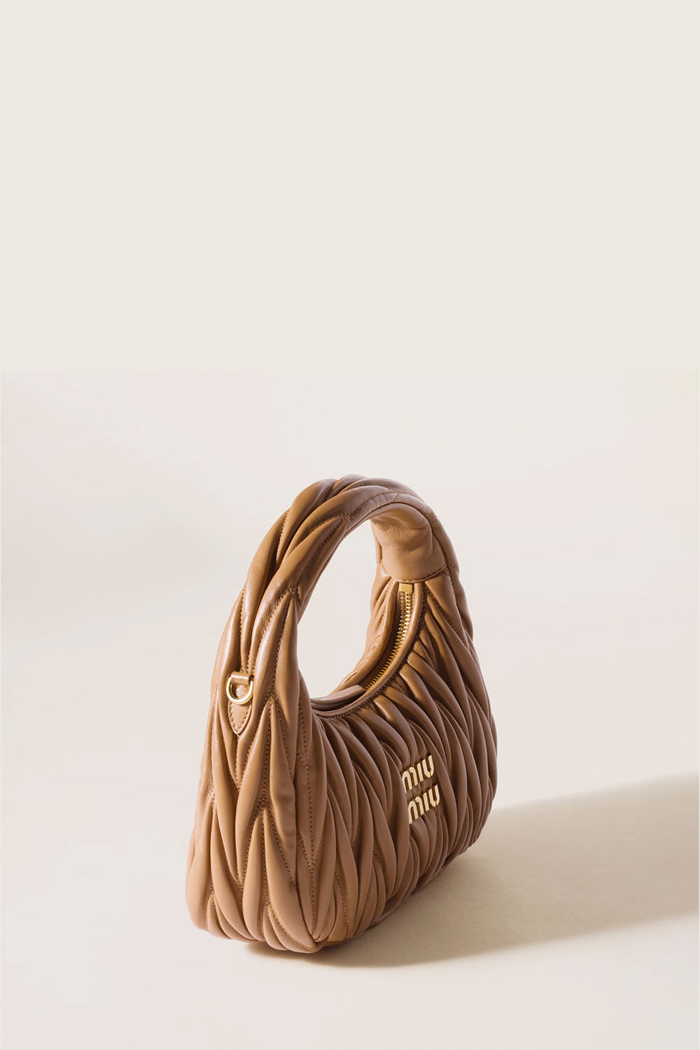 Small Wander Matelassé Nappa Leather Hobo Hag