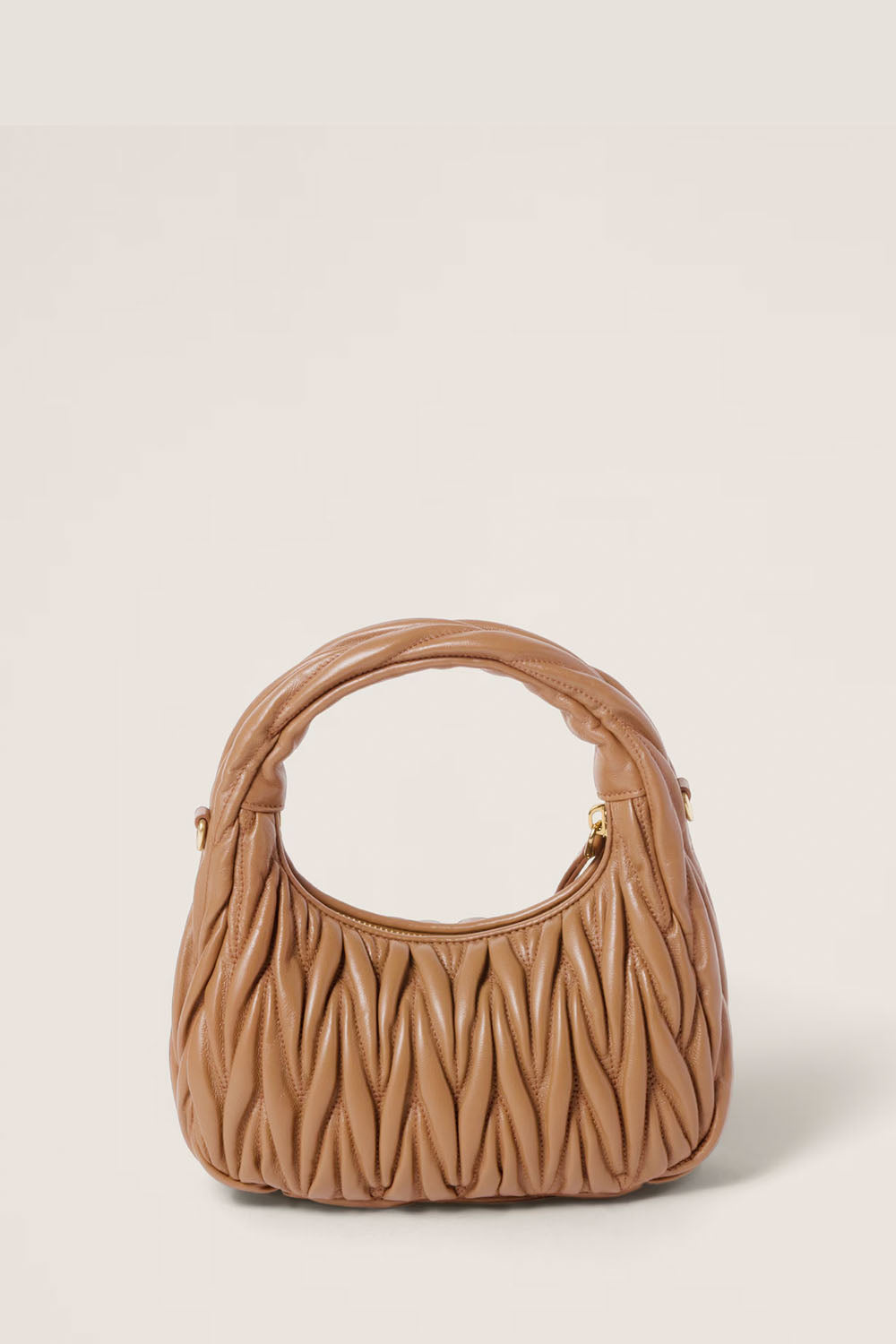 Small Wander Matelassé Nappa Leather Hobo Hag