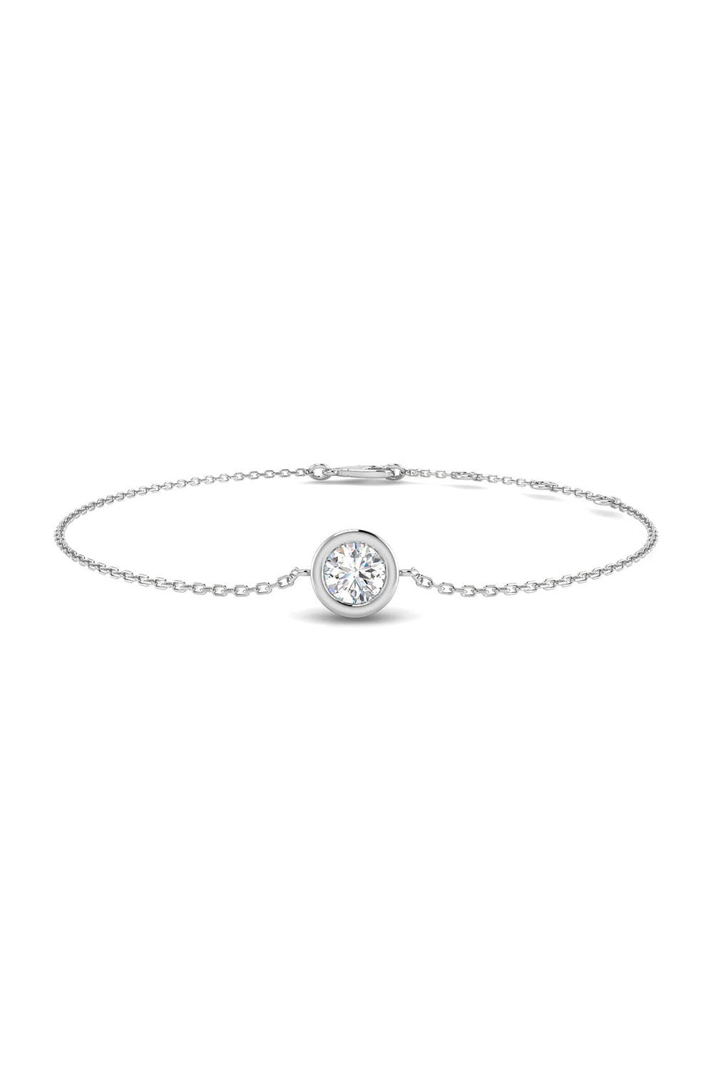 Solitaire Natural Diamond Bracelet