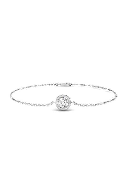 Solitaire Natural Diamond Bracelet