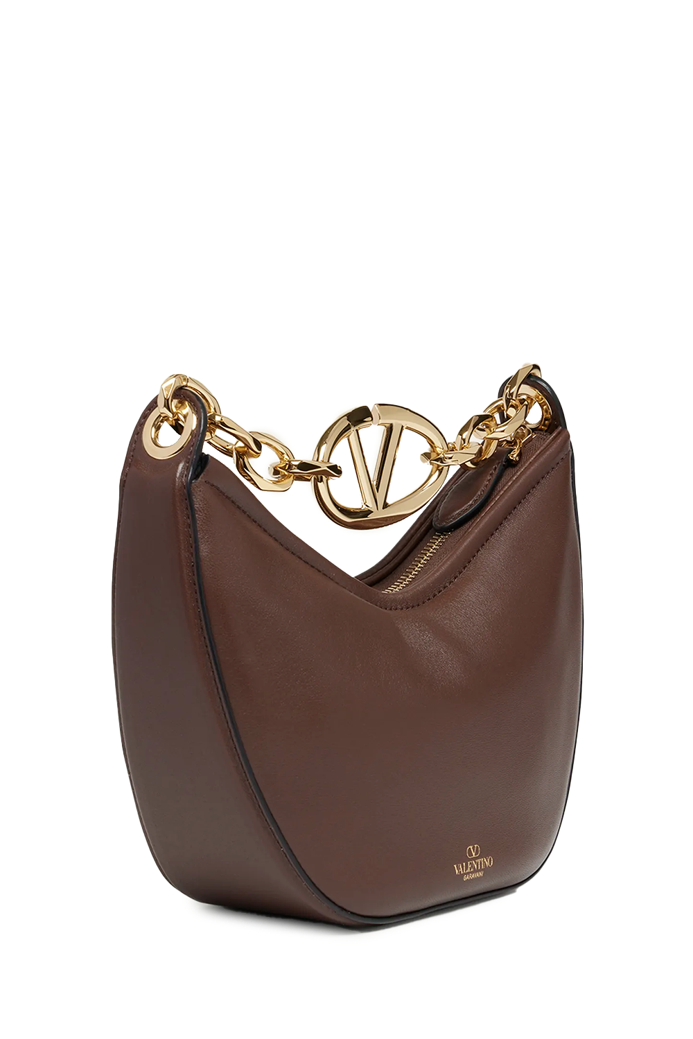 Mini VLOGO Moon Leather Hobo Bag