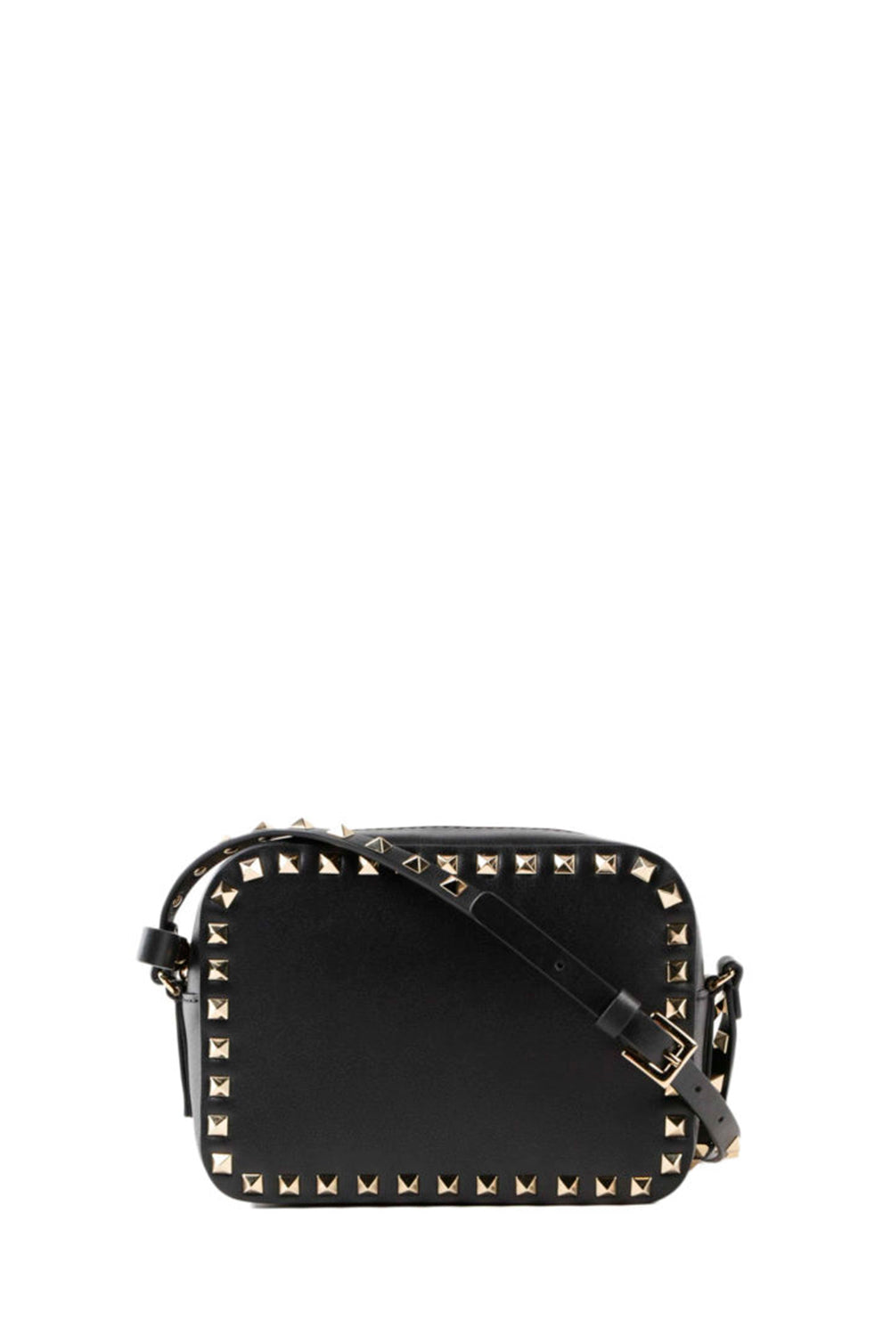 Small Rockstud Shoulder Bag With Printed Logo