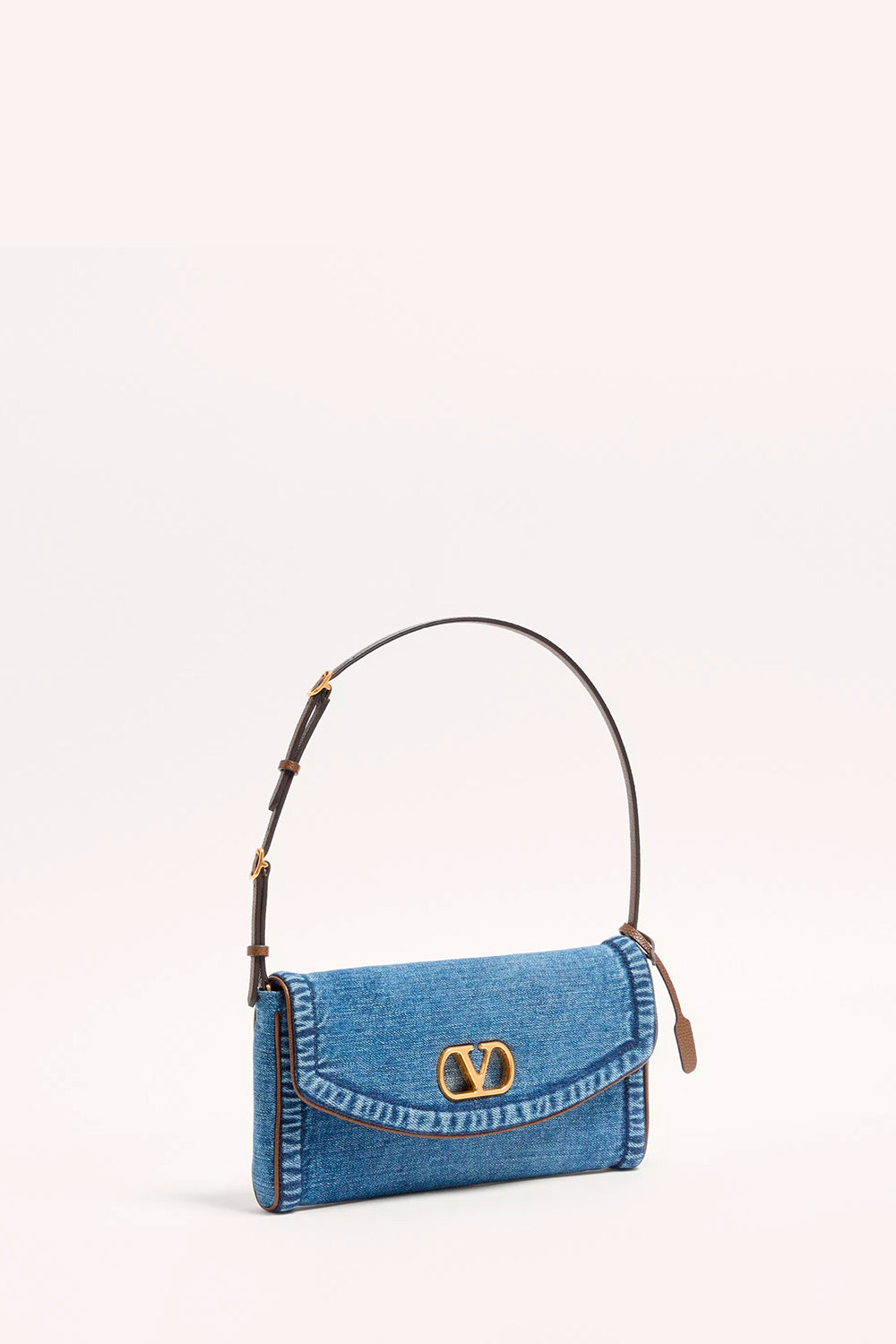 DeVain Small Denim Shoulder Bag