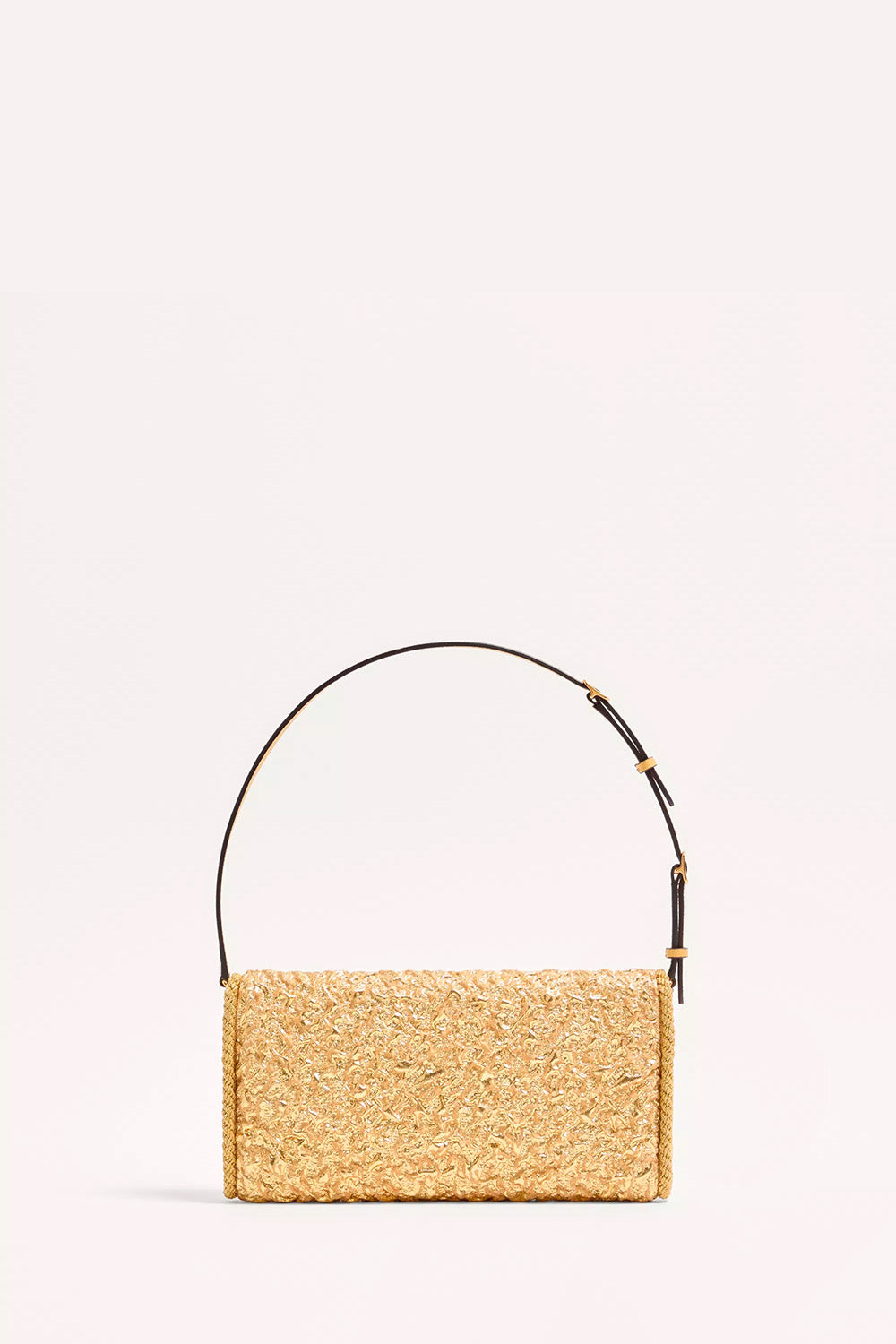 DeVain Small Shoulder Bag In Cloqué Jacquard Fabric