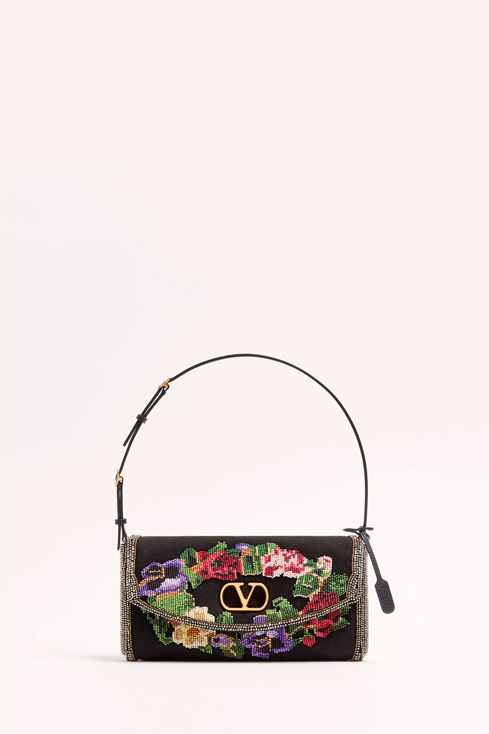 Devain Small Embroidered Shoulder Bag