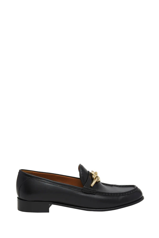 Gate VLogo Leather Loafers