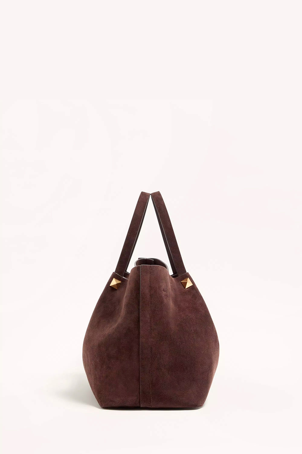 Large Shopping Bag in Soft Suede