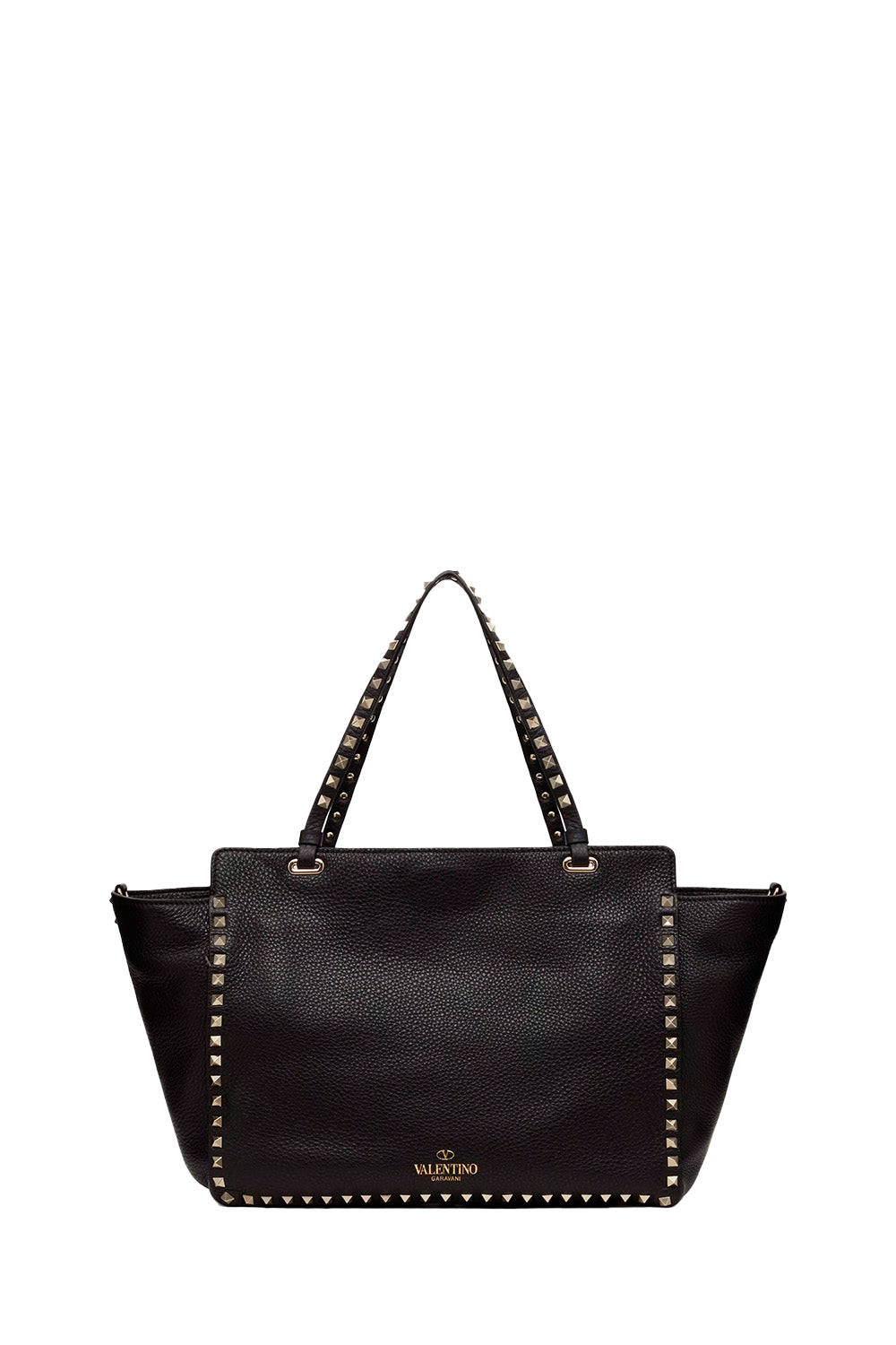 Medium Grainy Calfskin Rockstud Bag