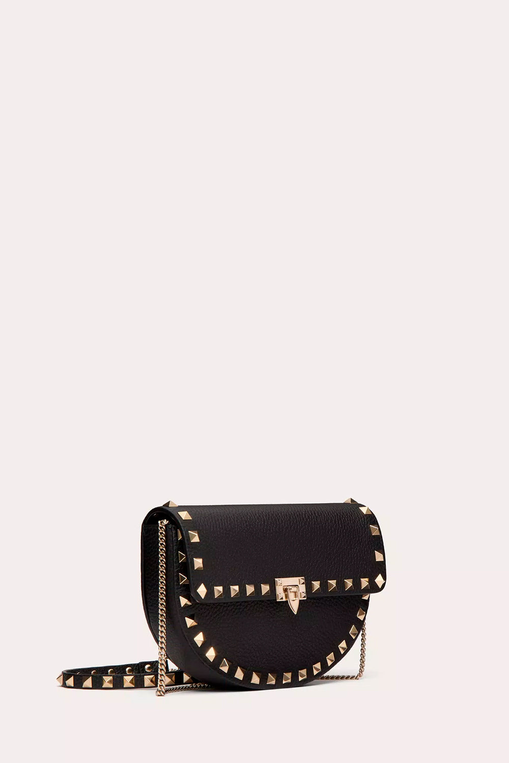 Mini Rockstud Crossbody Bag In Grainy Calfskin