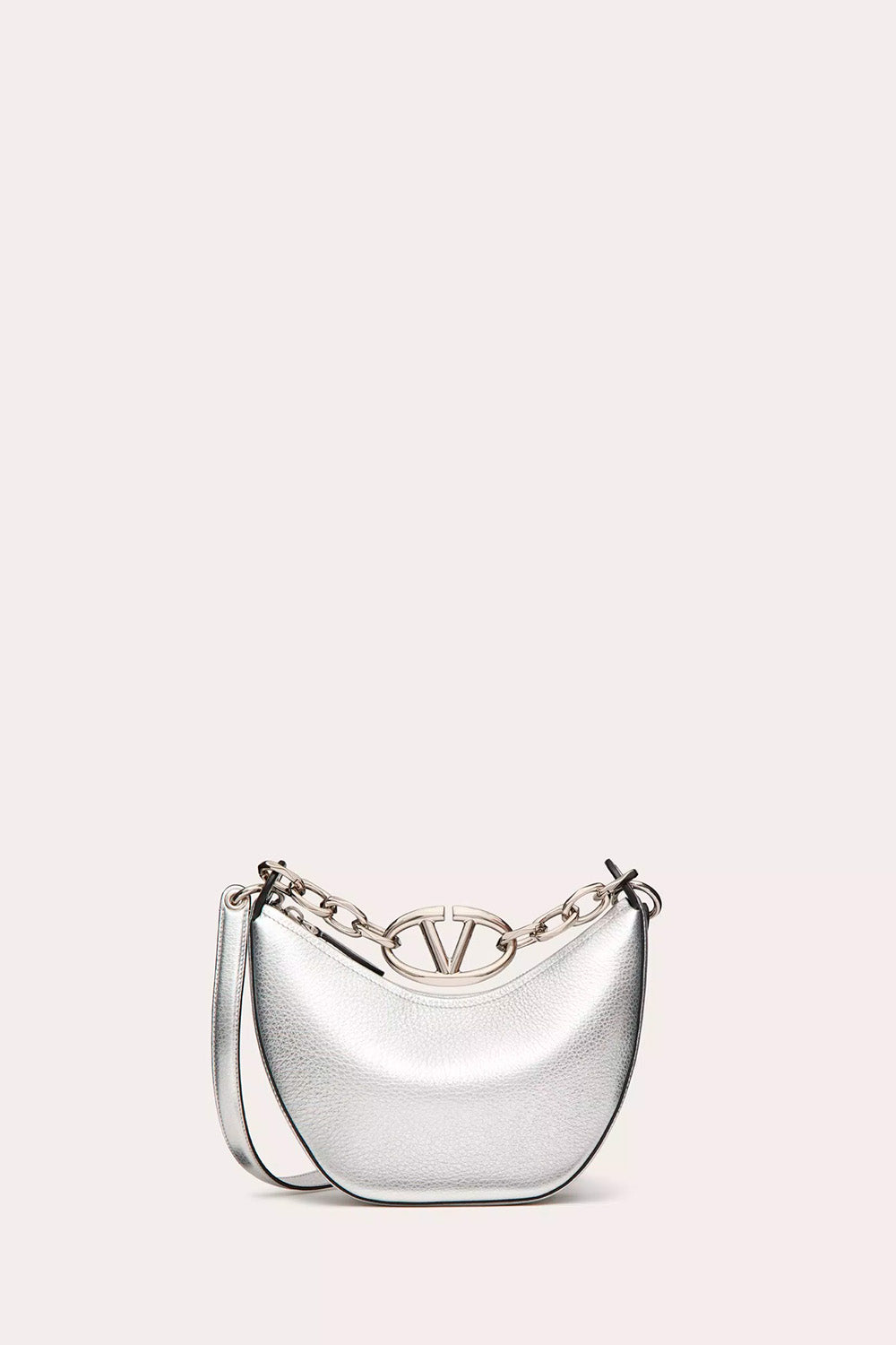 Mini VLOGO Moon Leather Hobo Bag