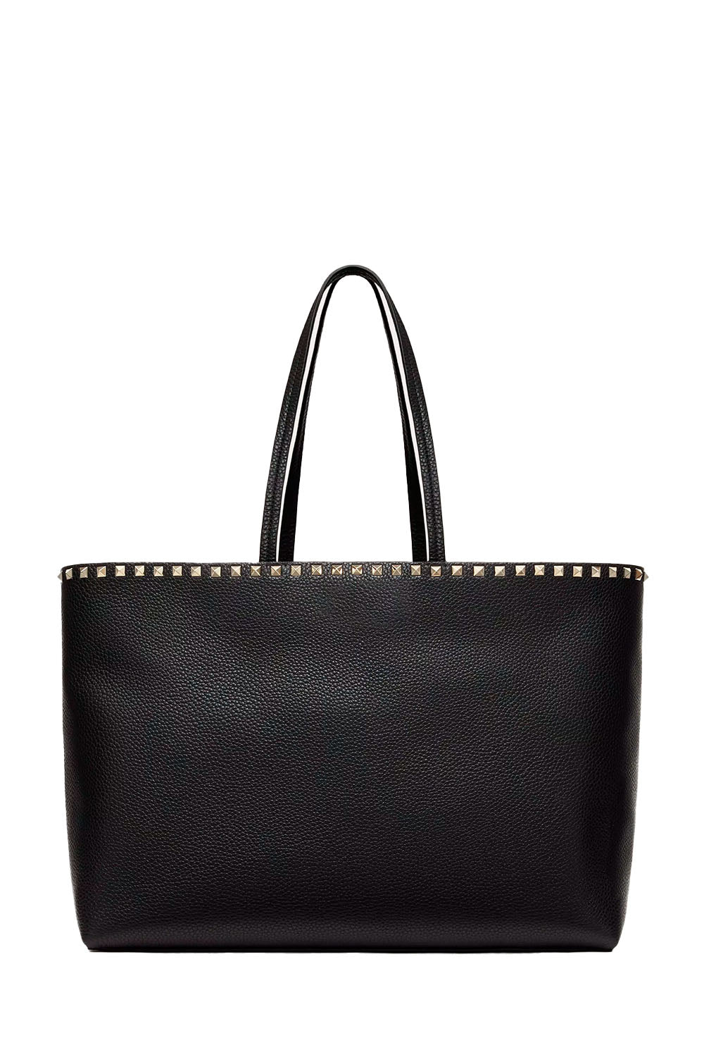 Rockstud Grainy Calfskin Tote Bag