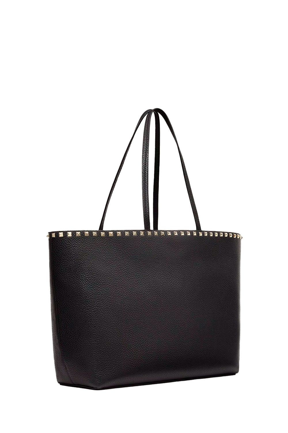 Rockstud Grainy Calfskin Tote Bag