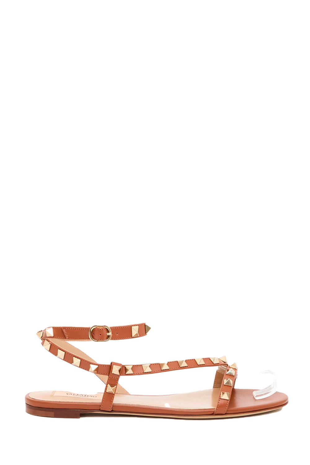 Rockstud Sandal In Calfskin