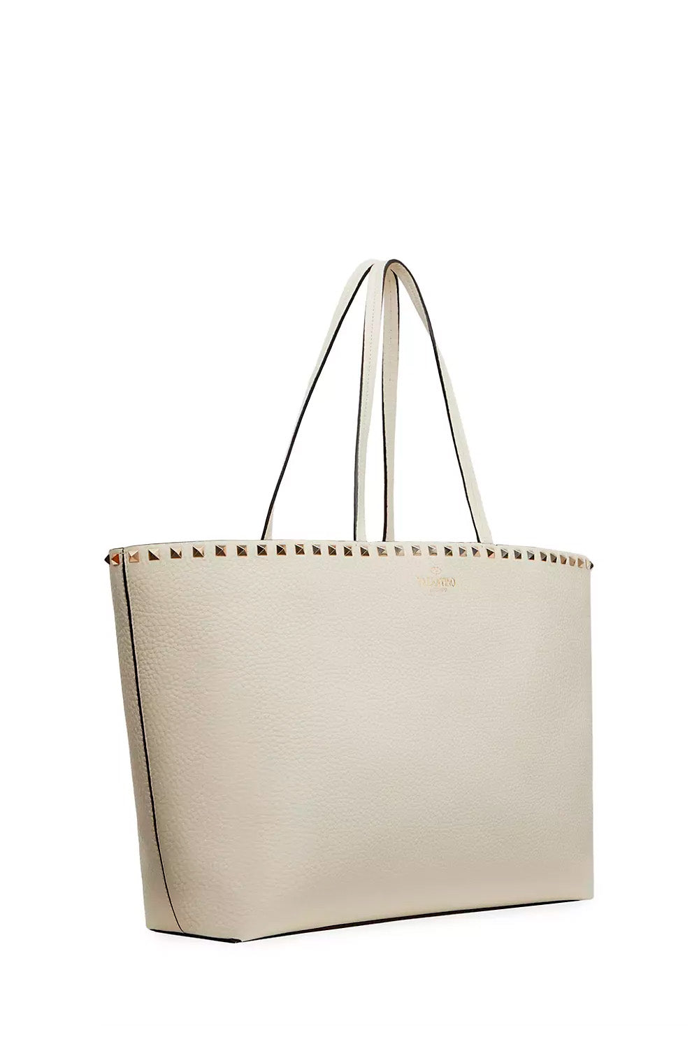 Rockstud Grainy Calfskin Tote Bag