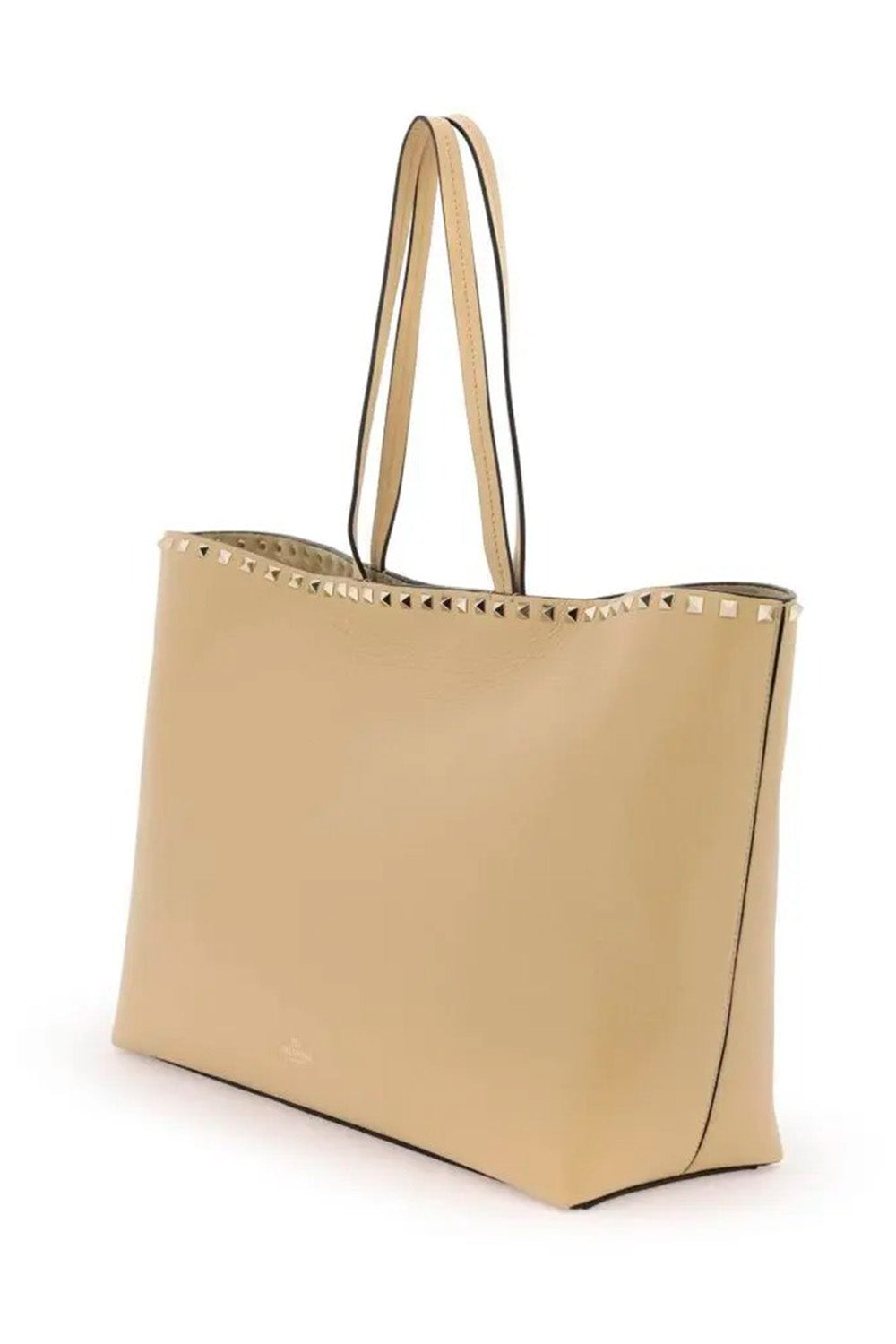 Rockstud Grainy Calfskin Tote Bag