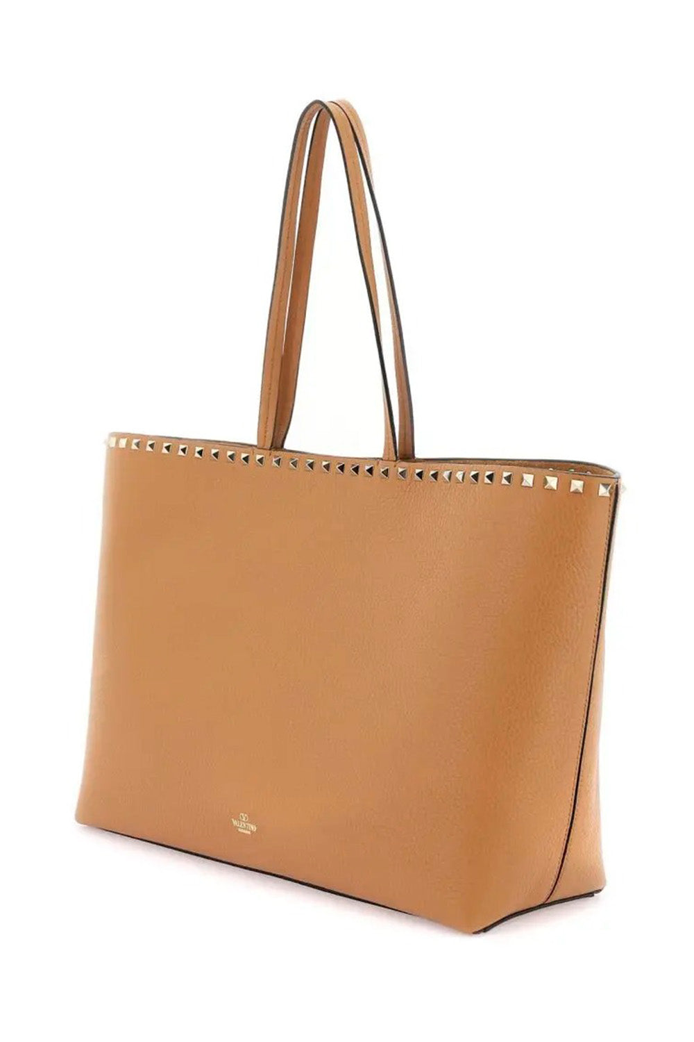 Rockstud Grainy Calfskin Tote Bag