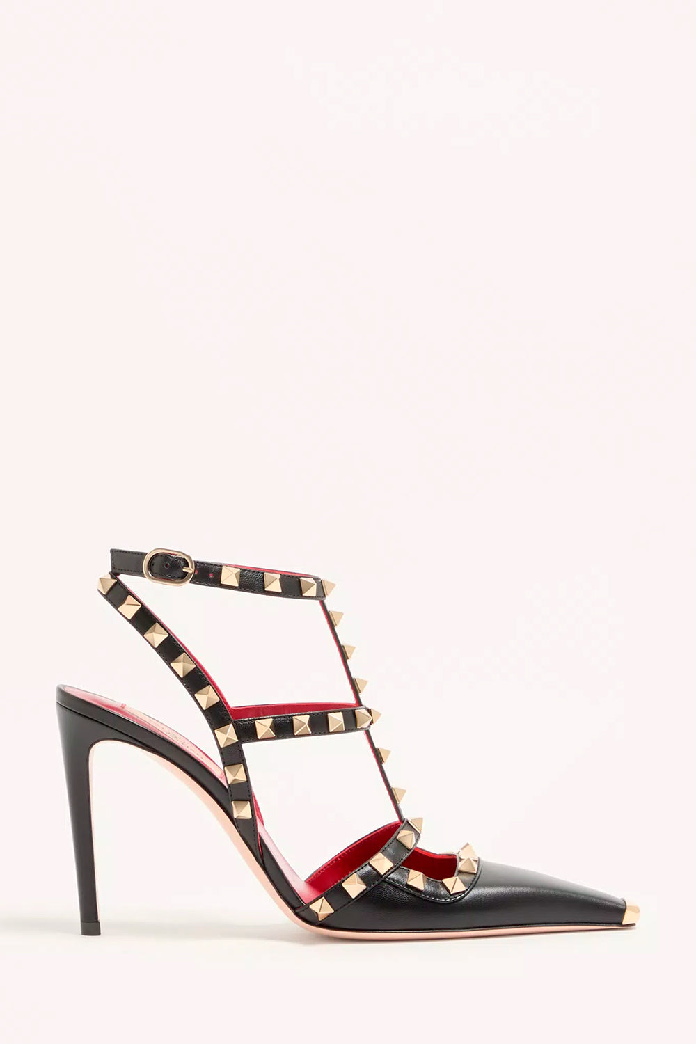 Rockstud Kidskin Pumps 100Mm