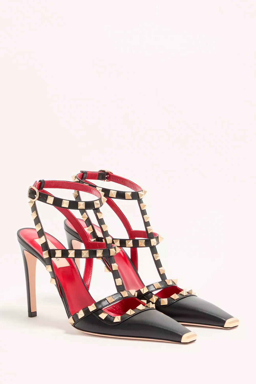 Rockstud Kidskin Pumps 100Mm