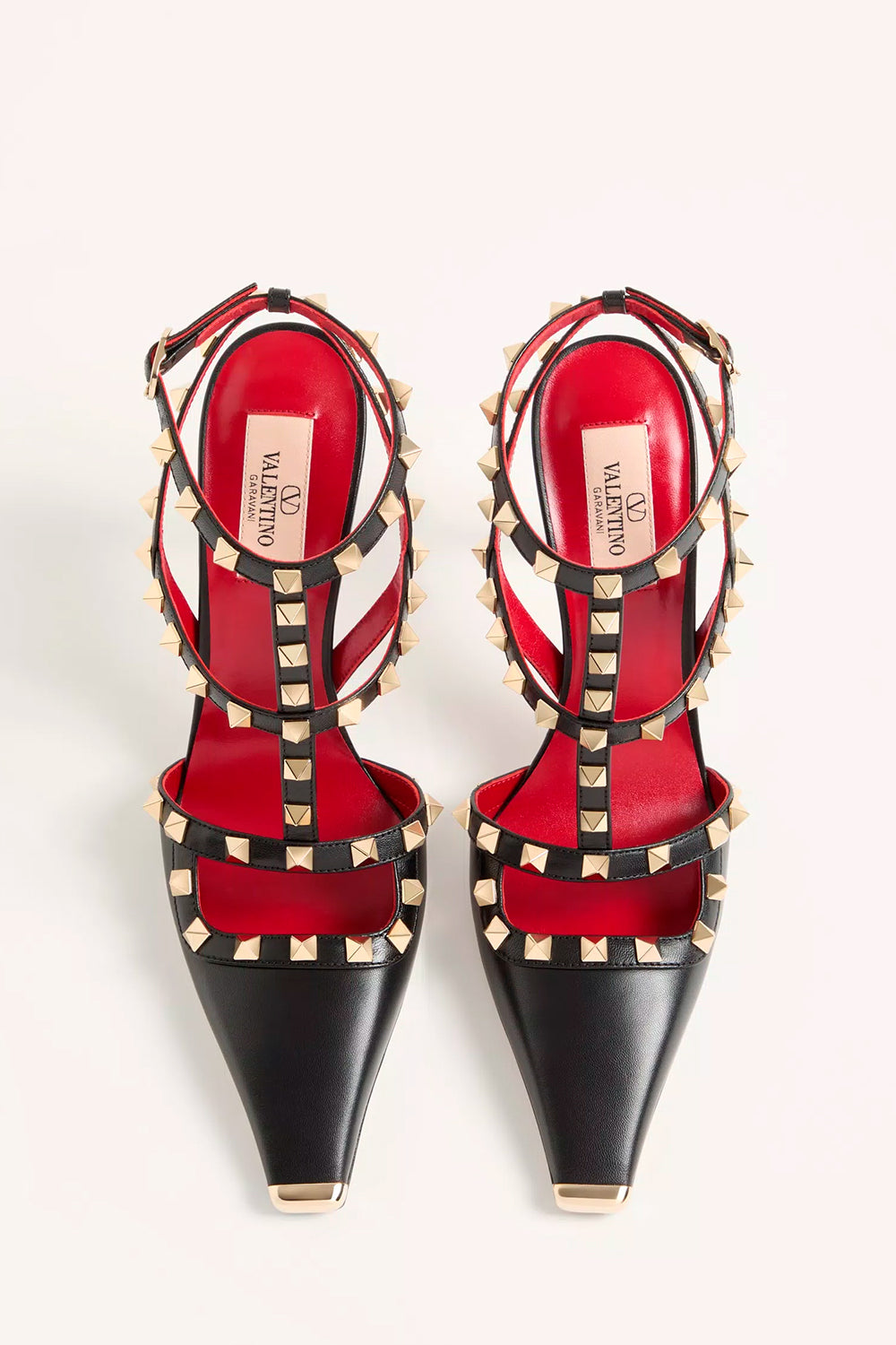 Rockstud Kidskin Pumps 100Mm