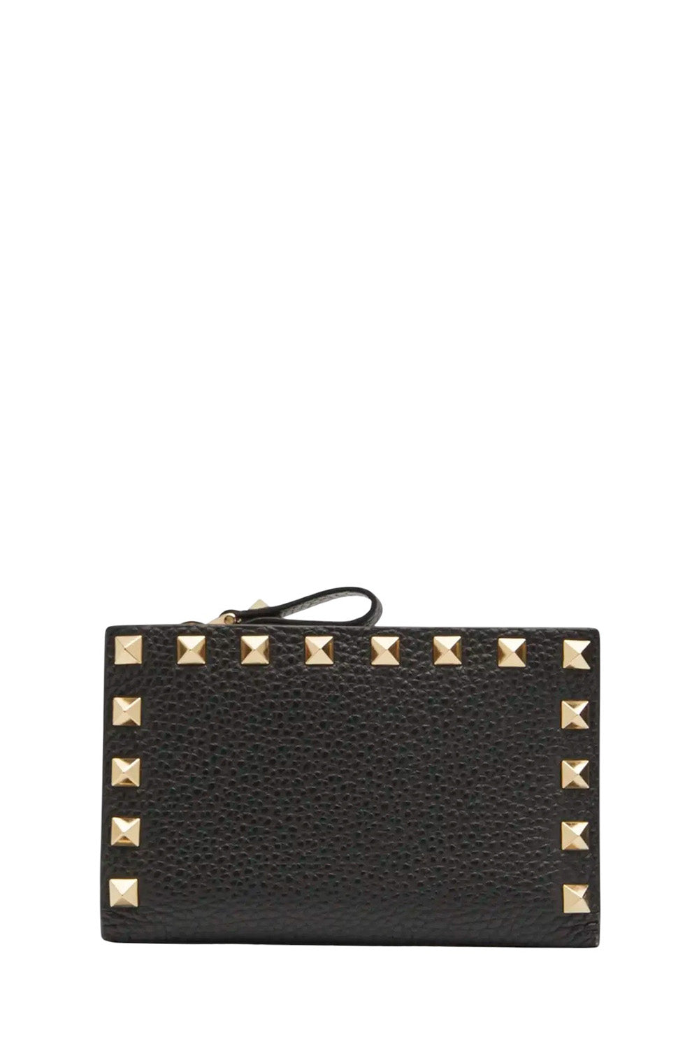 Rockstud Leather Zip Coin Purse/Card Holder