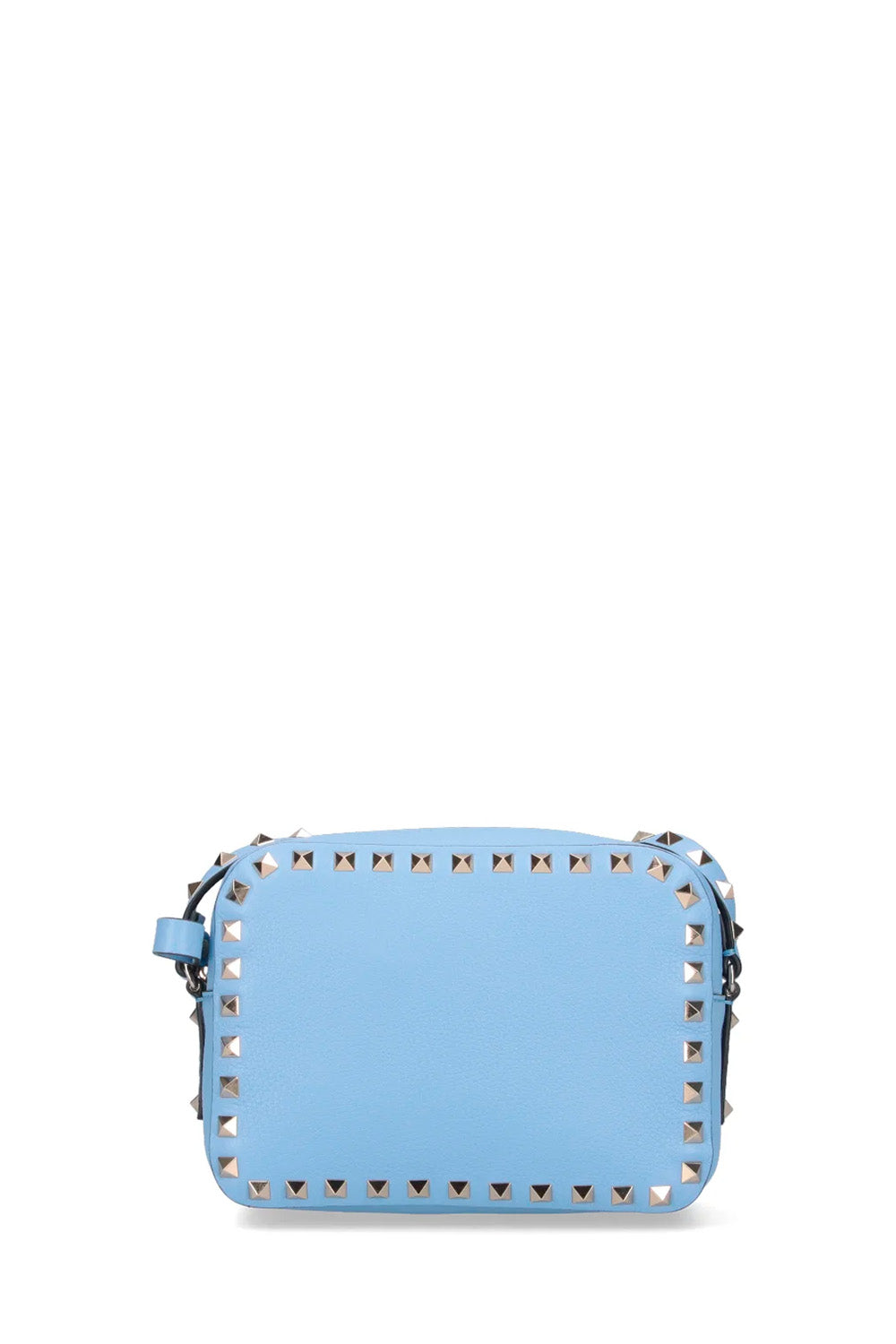 Small Rockstud Shoulder Bag With Printed Logo