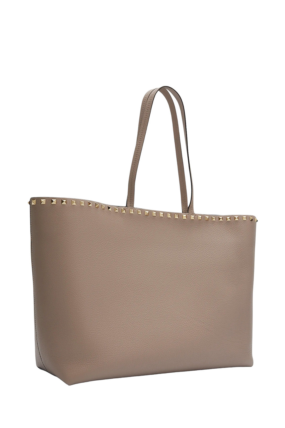 Rockstud Grainy Calfskin Tote Bag