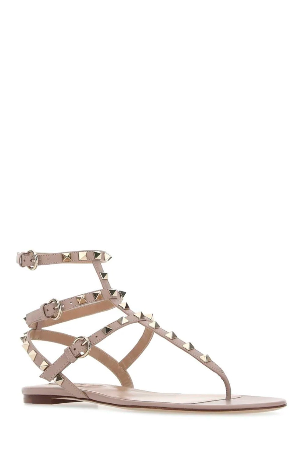 Rockstud Leather Sandals